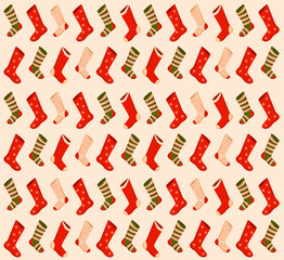 christmas background with socks
