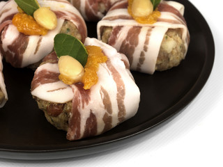 Stuffing and Bacon Parcels