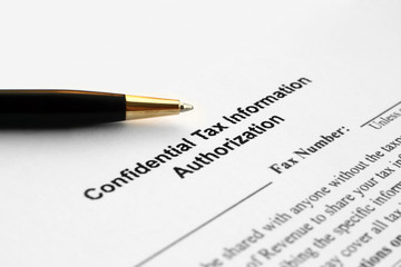 Confidential tax information
