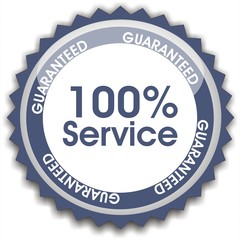 bouton 100% service