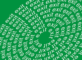 Fototapeta premium no exit - exit