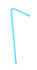 Blue party straw