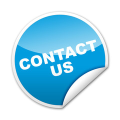 Pegatina CONTACT US con reborde