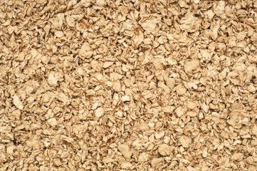 background made of small animal bedding