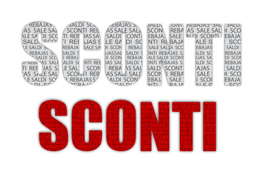 Sconti Scritta