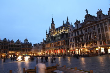 Fototapeta premium Grande Place Groote Markt Brussels Belgium Europe