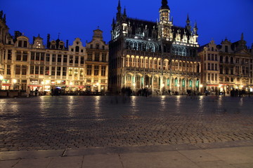 Fototapeta na wymiar Grande Place Groote Markt Brussels Belgium Europe