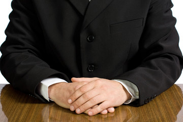 Torso of the businessman