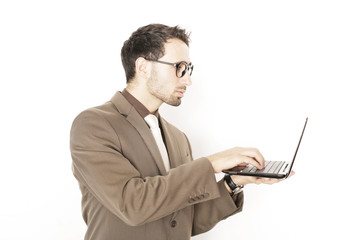 Geschäftsmann online