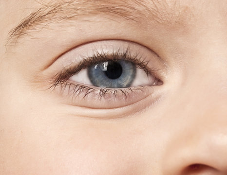 child's eye - macro