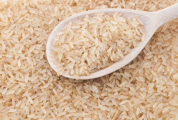 Full spoon of rice