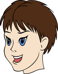 Mother's Blue-Eyed Boy