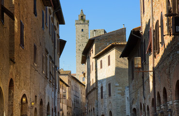 Fototapeta na wymiar Historyczne miasteczko San Gimignano