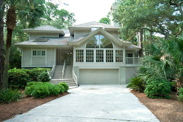 Fototapeta premium Modern Upscale Single Family House in Hilton Head, South Carolin