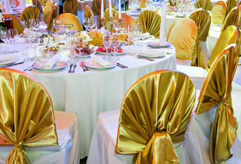 catering service table decoration