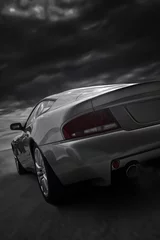 Peel and stick wall murals Fast cars Riding Into The Storm