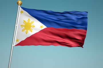 Fototapeta na wymiar フィリピンの国旗