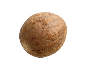 nutmeg on a white background