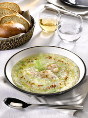 mulet à la crème de quinoa