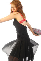 Naklejka premium Ballerina di flamenco