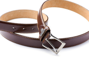 belt on white close up