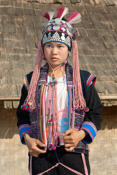 Portrait Sila ethnic group in Laos