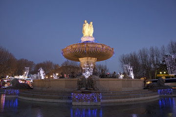 Aix en Provence - La Rotonde - Illuminations #2