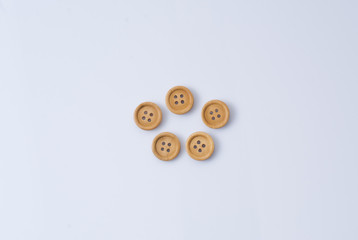 wooden button