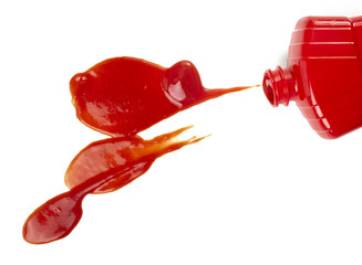 ketchup stain dirty seasoning condiment food