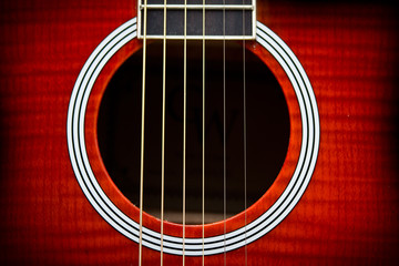 Obraz premium Guitarra electroacustica