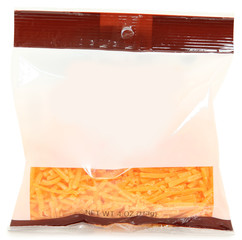 Bag Blank Label Shredded Cheddar Cheese