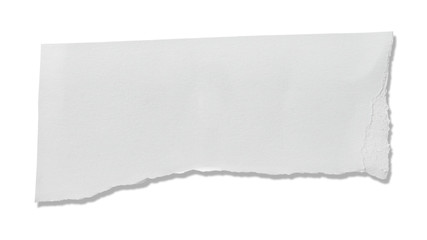 white paper ripped message background
