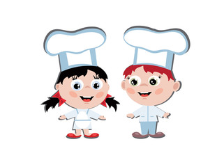 Children cook