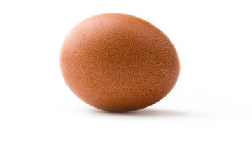 Egg isolated on white