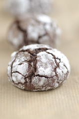 Chokolate crinkles cookies