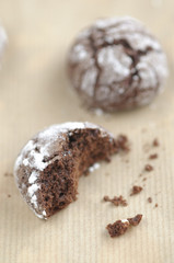 Chokolate crinkles cookies