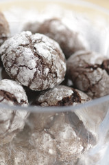 Chokolate crinkles cookies