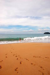 Les pas vers la mer