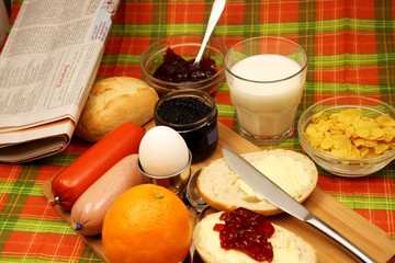 Alles fertig fürs Frühstück