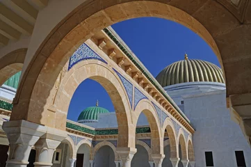 Deurstickers Tunesië Arabische architectuur - Monastir Tunesië