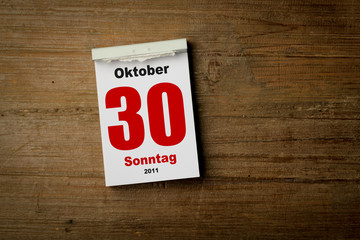 30 Oktober