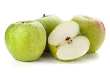 Three and half ripe apples