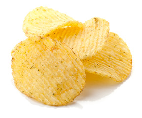 Potato chips with spice