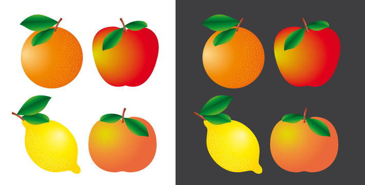 4 frutas