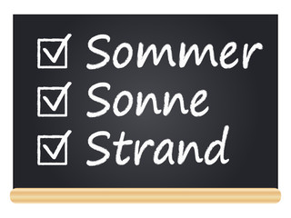 Obraz premium Urlaub