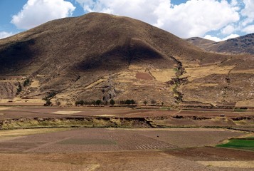Sacred valley in high mountain, Peru