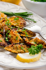 mussel au gratin- cozze gratinate