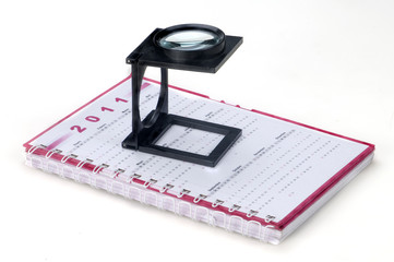 Agenda  2011 con lupa