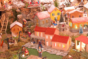 maquette pour creche de noel