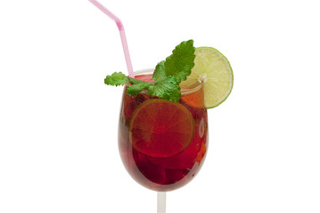 Mojito isolated on white background